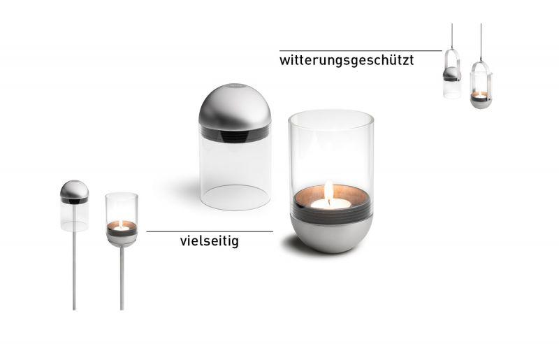 Höfats Gravity Candle Windlicht